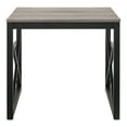 thumbnail image 2 of Burul Metal 2-Piece Coffee Table Set, Gray and Black, 2 of 12