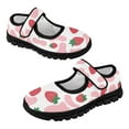 thumbnail image 5 of FUIALDOLG Sneakers for Kids with Wide Feet Girls Shoes Athletic Shoes Children's Single Buckle Sneakers Lightweight Walking Shoes Casual Sports Shoes, 5 of 9