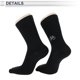 thumbnail image 4 of Calcetines de ciclismo Unique Bargains absorbentes de sudor, transpirables, reflectantes, anti-fricción, calcetines de bicicleta al aire libre, negros, talla única, neutros y universales, 1 par, 4 of 6