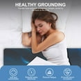 thumbnail image 3 of MOONORAH Grounding Mat for Bed, Earthing Mat Grounding Pad for Sleeping, Anti-Slip PU Leather Grounding Mattress with Cord for Reduced Anxiety, Pain, Inflammation, Headache Relief, Balance - Queen, 3 of 9