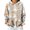 Khaki, variant on Qiopertar Women's Halloween Hoodie Graphic Print Long Sleeve Crewneck Loose Casual Pullover Tops Fall Party Holiday Top, Khaki XXL