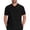 Black, variant on Lpmadey Men's Short Sleeve Workwear Scrub Top Quarter Zip Multi Pocket Work Clothes Nursing Uniform