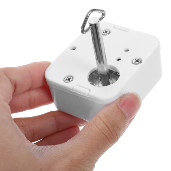 RENACLIPY ABS White Music Box Mechanism with Rotating Function for Crafts and Projects, 2 Pieces Set