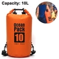 thumbnail image 1 of Sac Étanche Flottant 10 L/20 L, Sac Étanche à Dessus Roulé Garde l'Équipement au Sec pour le Kayak, le Rafting, la Navigation de Plaisance, la Natation, le Camping, la Randonnée,, 1 of 9