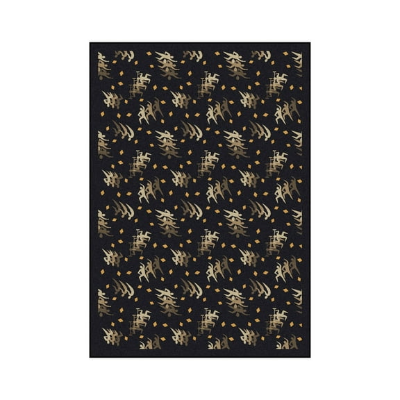 Joy Carpet Fitness Zone Charcoal 3'10" x 5'4"