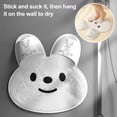thumbnail image 2 of OIUR Rabbit Bathroom Shower Anti Slip Mat Foot Scrubber Back Scrubber Circular Massage Mat Silicone Foot Mat, 2 of 6