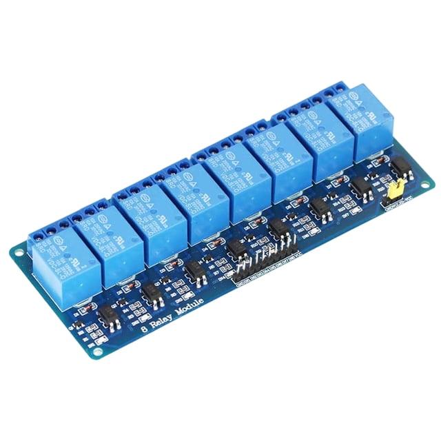 Módulo Relé Indicador LED Placa de interfaz de relé con optoacoplador (8 canales 5 V)