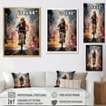 thumbnail image 4 of Designart "Bicycle Bold Rides Painting I" Bicycle Floater Framed Canvas Art Print, 4 of 7