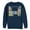Navy Blue, variant on Men's Pixar Character Periodic Table Sweatshirt Black 3X Large