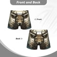thumbnail image 5 of Men's Boxer Briefs Comfortable Breathable Underwear, Deer Antler Whitetail, 5 of 7