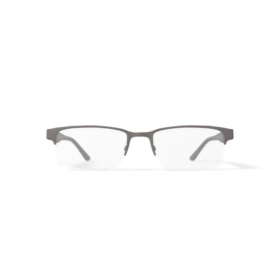 Randy Jackson Men's 1068 Browline Prescription Eyeglasses with Case, Gunmetal