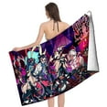 thumbnail image 4 of Helluva Boss Toalla de playa de secado rápido con diseño temático, regalo para mujeres y niñas, ideal para cumpleaños, fans, amantes de la música, uso en la playa o al aire libre, 78 × 150 cm, 4 of 6