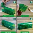 thumbnail image 2 of Trampas humanas para ratones que no matan, trampa para ratones vivos, captura reutilizable para ratones para casa y exteriores, pequeñas trampas para ratones vivos, 2 uds., 2 of 5