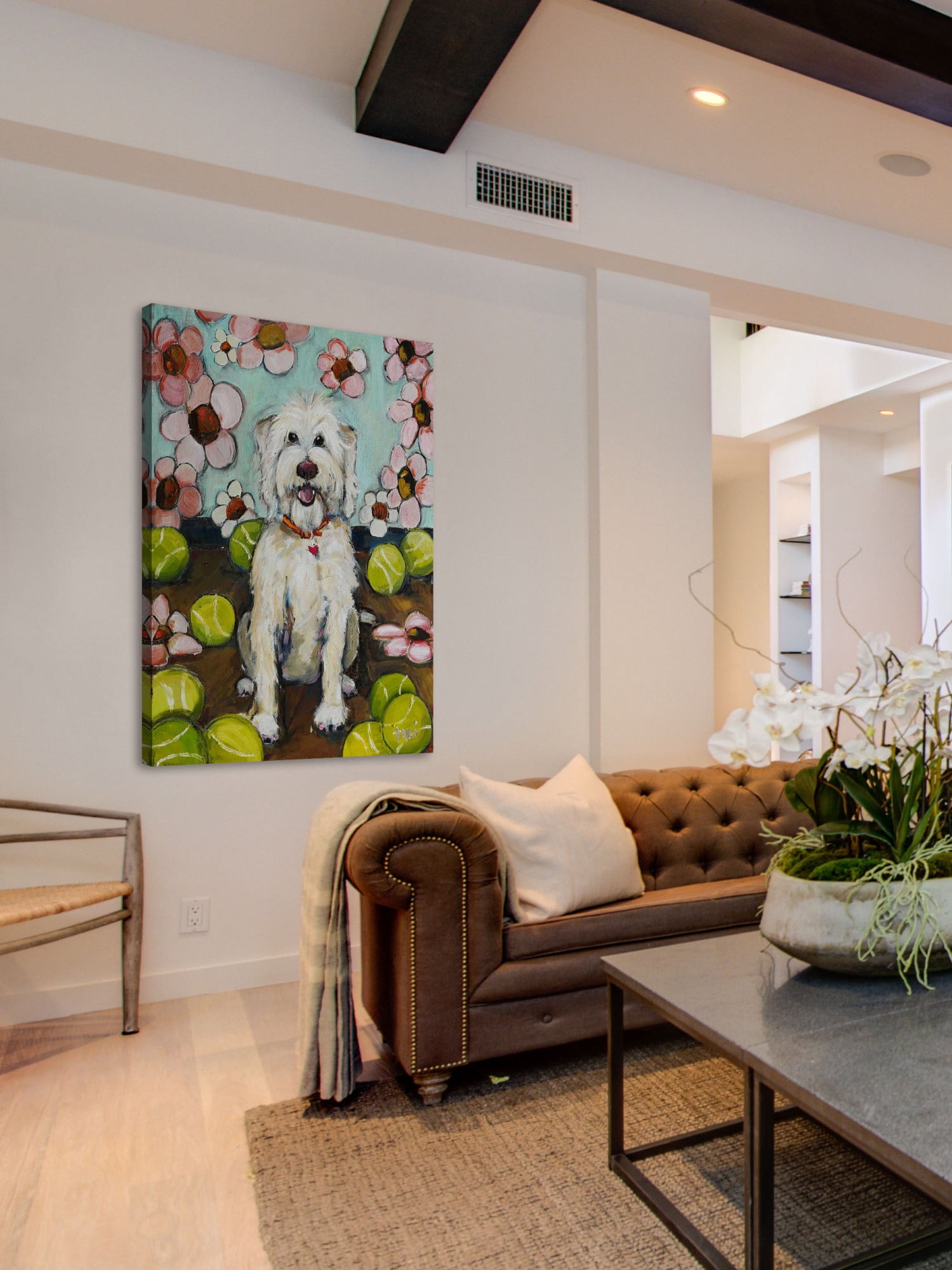 Marmont Hill "Rosie" by Tori Campisi Painting Print on Canvas