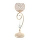 thumbnail image 1 of Candelabros votivos de cristal para decoración de bodas y mesas de comedor. dorado, 1 of 9
