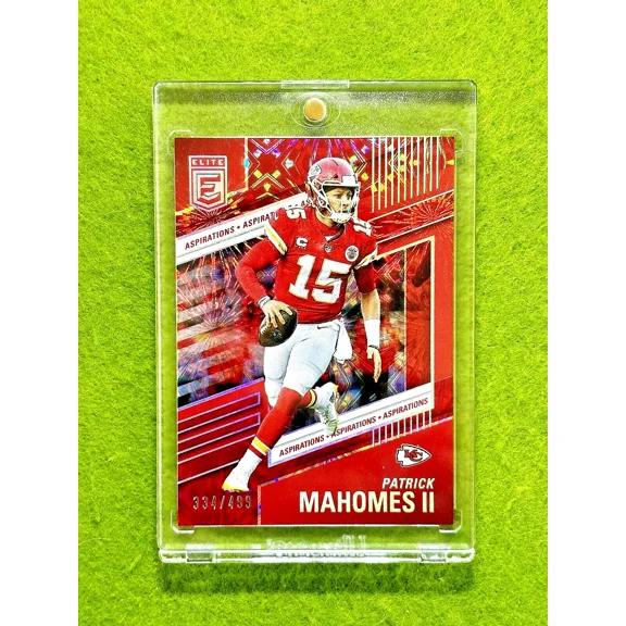 Patrick Mahomes FIREWORKS PRIZM EXPLOSION #/499 SP 2022 Donruss Elite KC CHIEFS