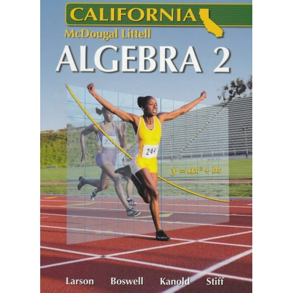 Pre-Owned Holt McDougal Larson Algebra 2: Student Edition 2007, 9780618811816, 0618811818, Hardcover,