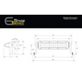 thumbnail image 5 of Diode Dynamics 6in. LED Light Bar Single Row Straight SS6 Amber Wide Single, 5 of 7