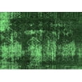 thumbnail image 1 of Ahgly Company Indoor Rectangle Abstract Emerald Green Modern Area Rugs, 2' x 4', 1 of 4