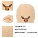 thumbnail image 2 of Gorro Bioworld Pokemon de punto acanalado bordado en canalé bronceado, 2 of 6
