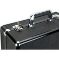 thumbnail image 5 of VER Beauty Professional Aluminum 6-Tiers Accordion Trays Makeup Cosmetics Train Case Salon Cosmetology Portable Handheld Organizer Large Lockable Box (Black Glitter), 5 of 5
