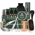 thumbnail image 1 of OranSee Kit Cuidado Barba 14 en 1 para Hombre, Incluye Aceite, B&aacute;lsamo, Champ&uacute;, Rodillo Microagujas, 2 Cajas de Hojas, Maquinilla Plumas, Mejor Regalo Perfecto Originales para Ho, 1 of 9