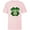 Soft Pink, variant on Star Wars The Mandalorian The Child Good Luck Charm Shamrock - Short Sleeve T-Shirt for Kids - Customized-White