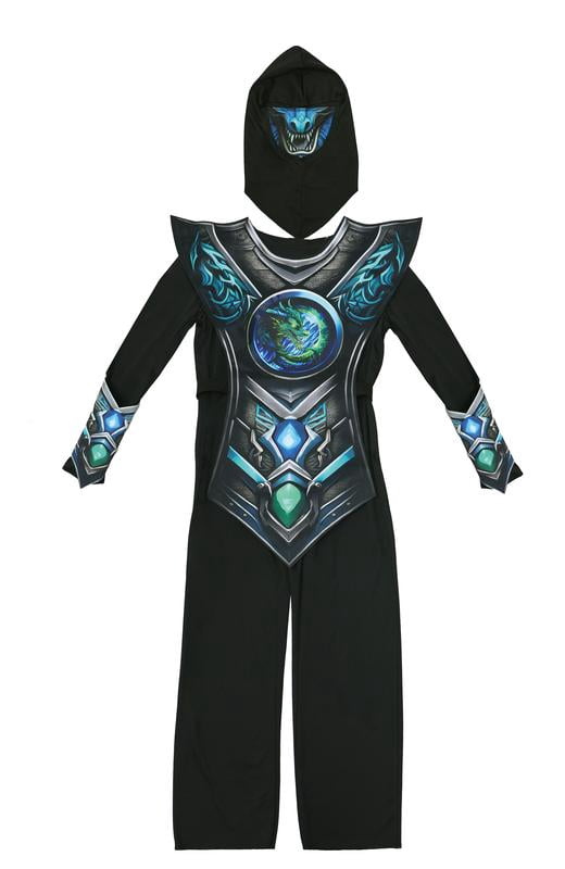 Light Up Dragon Ninja Costume for Children, Boys, Medium (8), by Way to Celebrate