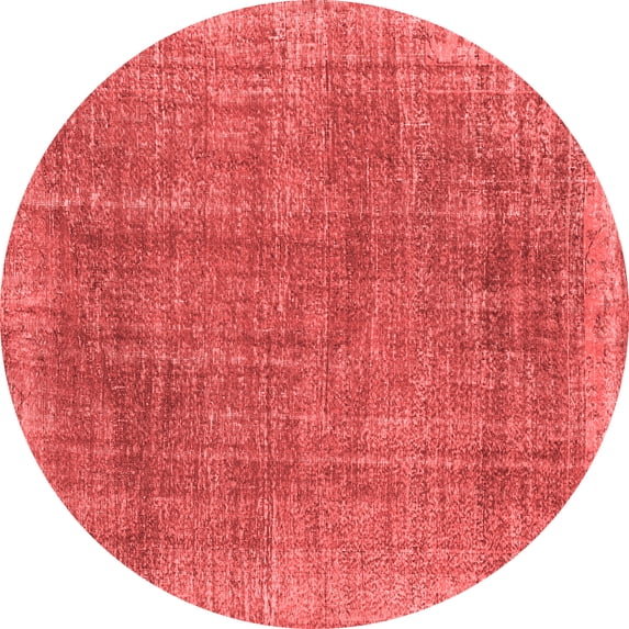 Ahgly Company Indoor Round Persian Red Traditional Area Rugs, 7' Round