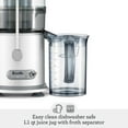 thumbnail image 4 of Breville the Juice Fountain Plus Centrifugal Juicer, JE98XL, Brushed Stainless Steel, 4 of 5