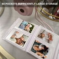 thumbnail image 6 of Caiyoule Mini 12 Case for Fuji Instax PU Leather Carrying Bag with 64 Pocket Mini Photo Album，Pink, 6 of 6