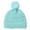 Mint Green, variant on WUANDIXFA Beanies for Kids Girls Winter Hat Knitted Girls Beanie Thicken Fleece Lining Kids Winter Hat,Watermelon Red,One Size