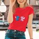 thumbnail image 1 of Lilo &amp; Stitch Cartoon Pattern T-shirts Female Kawaii Harajuku Outdoor Fashion Dropship Diseny O-Neck Women T Shirts Black WhiteXXXL Gao Jinjia LED, 1 of 2