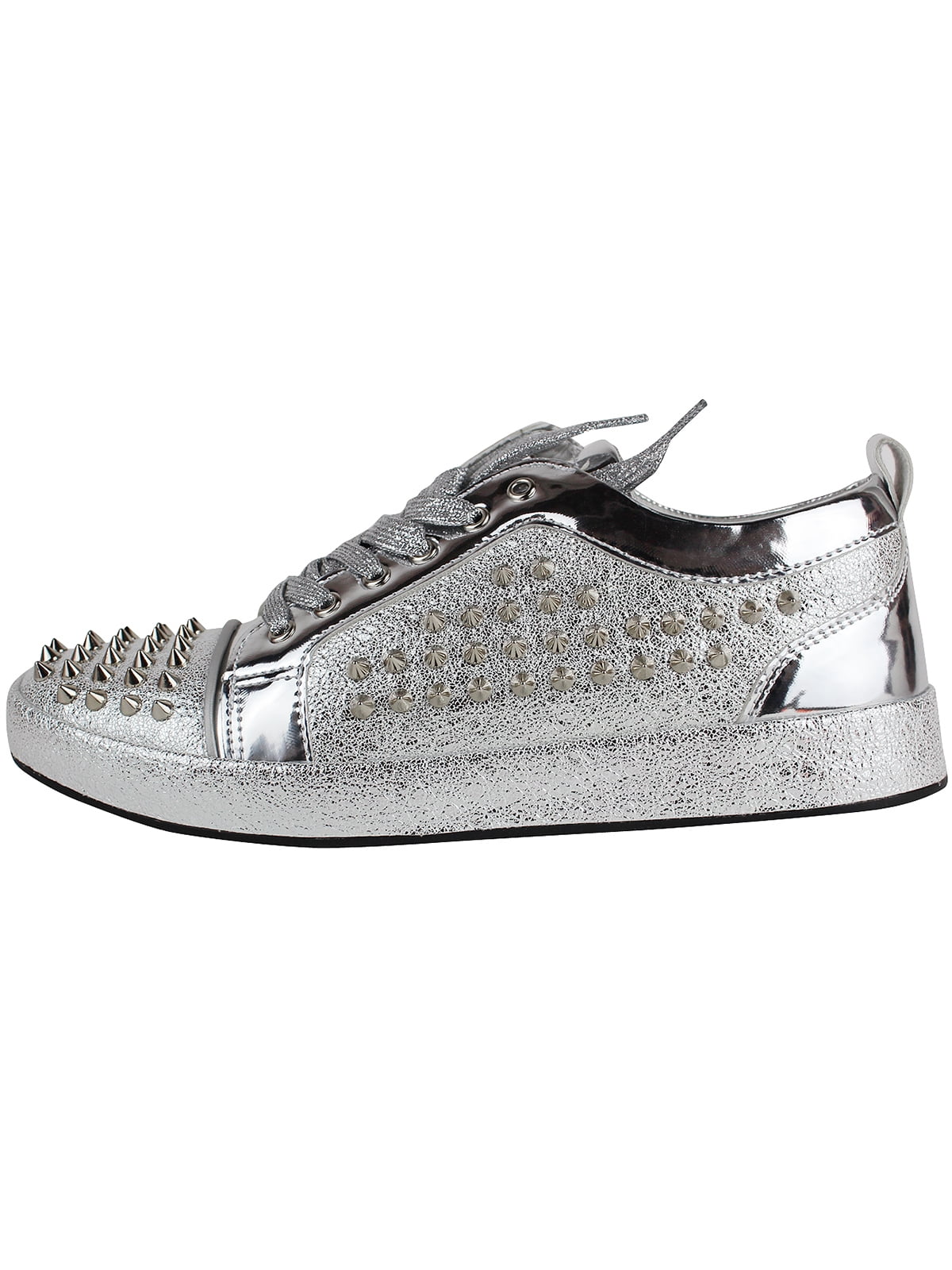 silver designer shoes