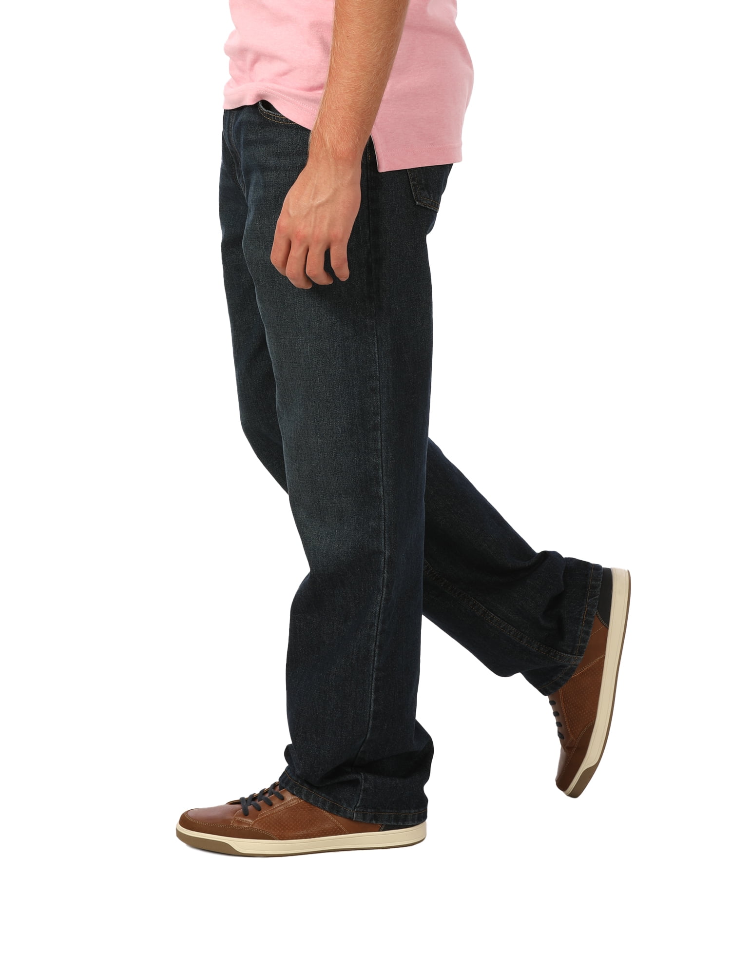 George Men's & Big Men's Regular Fit Loose Fit Jeans, Sizes 29-50