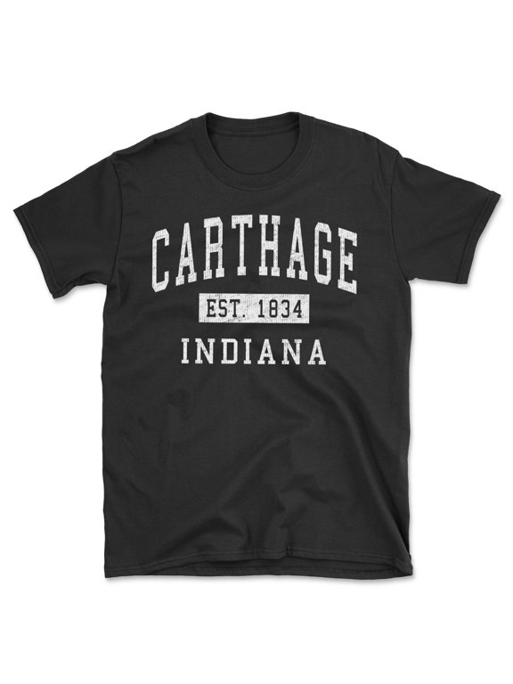 Carthage Indiana Classic Established Men's Cotton T-Shirt