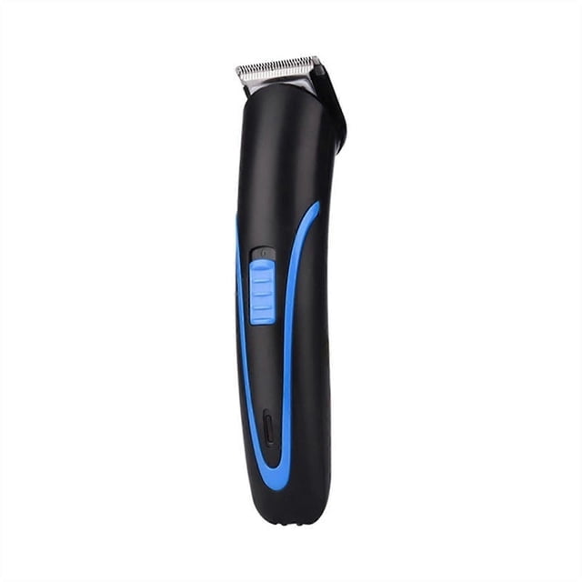 Cortapelos y recortadora de barba inalámbricos para hombre, kit de corte de pelo recargable con tijeras.