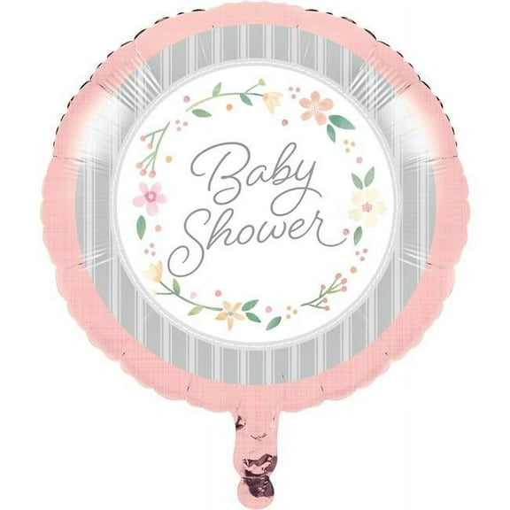 Creative Converting 340177 Country Floral Baby Shower Mylar Balloon