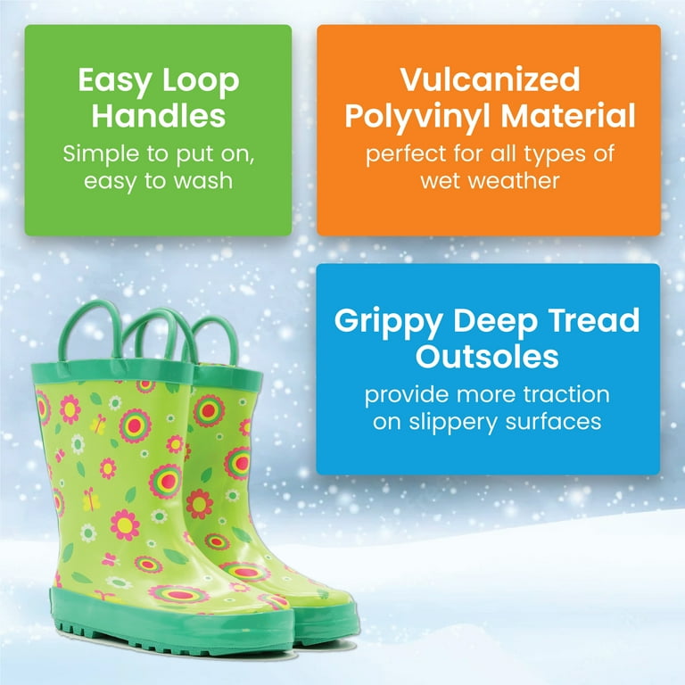 Children's rain clearance boots at walmart