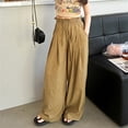 thumbnail image 5 of Generic Girls Sweatpants Baggy Barrel Pants Teen Wide Leg Open Bottom Casual Drawstring Soft Sweat Pant Straight Leg Joggers Pockets, 5 of 9