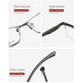 thumbnail image 6 of Newliyin Progressive Reading Glasses with Blue Light Filter, No-Line Bifocals Computer Glasses, Lightweight TR & Metal Frame, Adjustable Hinge for Men and Women, Black (No Photochromic), 1.5 x, 6 of 10