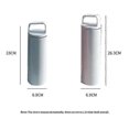 thumbnail image 3 of Leak Proof Water Bottle 15oz,Insulated Double Walled Stainless Steel Thermos Bottles for Men,Women-Red 26-27s, 3 of 5