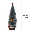thumbnail image 5 of Fiudx Mini Árbol de Navidad, Diseño de Árbol de Agujas Diy, Puntas de Ramas de Pvc con Cuerpo, Lindas Bayas Rojas y Piñas, Decoración Navideña, Adecuado para Uso Doméstico o Comercial, Tamaño de 40 C, 5 of 5