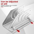 thumbnail image 3 of HLONK 2pcs Insulation Pipe Cutter Precision Pipe Insulation Cutting Guide Adjustable Rubber Pipe Insulation Cutter Guide Stainless Steel Foam Pipe Insulation Cutting Guide for Home Indust, 3 of 10