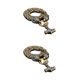 thumbnail image 3 of Qarigey Collar con colgante de acero inoxidable resistente y duradero, regalo para hombres, acero de titanio seguro, no tóxico Type2 NO2, 3 of 6