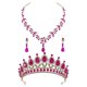 thumbnail image 1 of Vintage Style Crown Headband And Earrings Set For Women Appropriate For Weddings And Photo Sessions 1 Set, 1 of 5