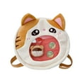 thumbnail image 3 of Mochila Jinwen de Crossbody de Gato de Dibujos Animados Amarillo con Muñeca, 3 of 8