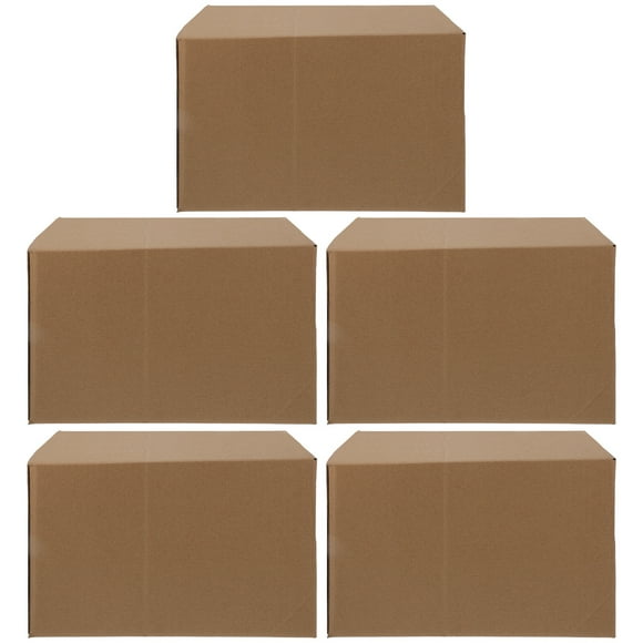 5 Pcs Practical Packaging Boxes Packing Boxes Moving Packing Cartons for Storage