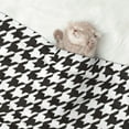 thumbnail image 2 of Sigee Houndstooth Black And White for Pet Blanket for Dog Cat Puppy Blanket Cat Blankets for Small and Medium Pets-Small, 2 of 8