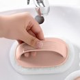 thumbnail image 1 of Hearth & Gear Brosse à Récurer pour Baignoire Robuste avec Manche Brosse de Nettoyage Extra Résistante avec Bande Effaceur pour Taches Tenaces et Solution pour Bijoux Brosse de Nettoyage Éponge à Vaisselle en Silicone Mousse, 1 of 5